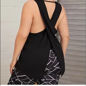 Workout tank 4xl black